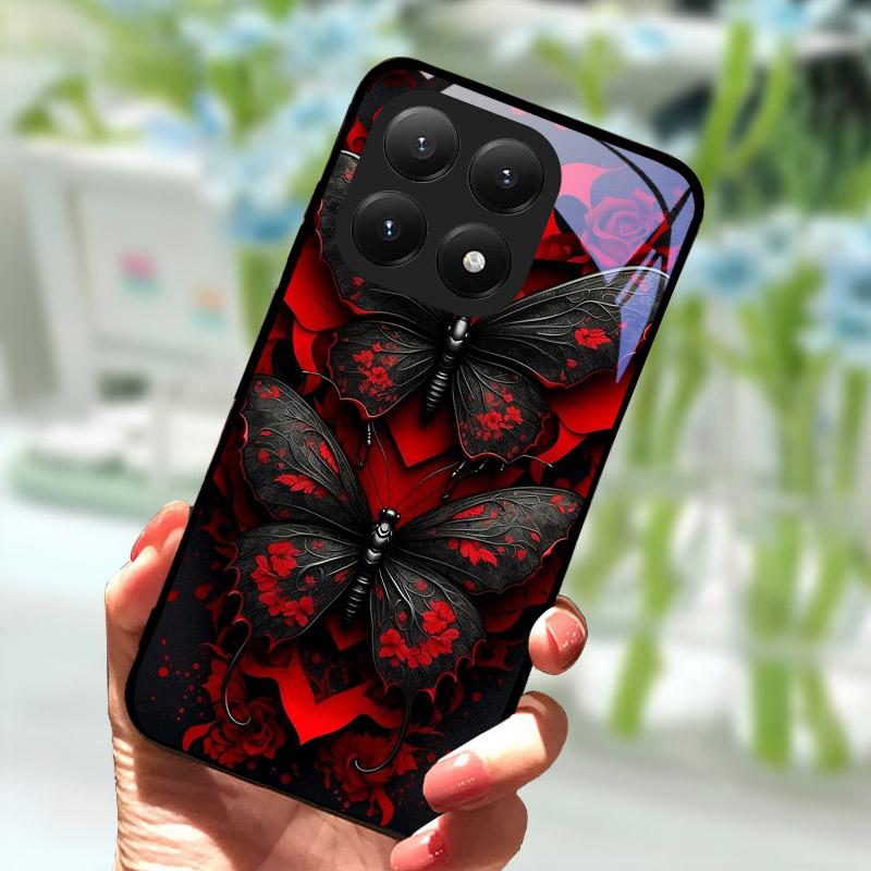 Чехол для Xiaomi 15T Pro Ударопрочный Закаленное Стекло Задняя Крышка Для Xiaomi Mi 15 T 15TPro Защитный Чехол Для Xiaomi15T Fundas