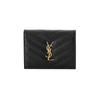 Saint Laurent Cassandra Monogram Matelasse Gold Small Card Wallet 668290 Bowa1