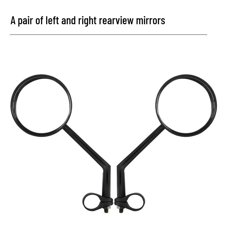 Bike Rearview Mirror: Mountain and Road Safety Cycling Reflective Mirror