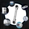 Sturdy Ratchet Wrench with Four Opening Sizes for Refrigeration Services