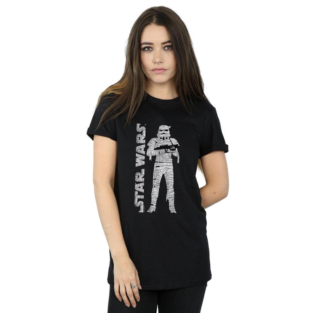 Star Wars Womens/Ladies Stormtrooper Mummy Cotton Boyfriend T-Shirt