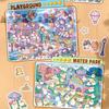 8 Scenes Landscape Sticker Book Stress‑relief DIY Cabin Scene Sticker  Children Gift