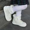Зимние сапоги для мальчиков и девочек, ботинки на платформе, детская зимняя обувь, теплые ботильоны на меху для детей, высокие сапоги для детей, теплые сапоги для детей