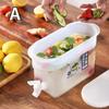 Lemon Juice Water Kettle Lemonade Bottle Beverage Drinkware Pot 3.5L Refrigerator Cool Bucket with Faucet Large Capacity