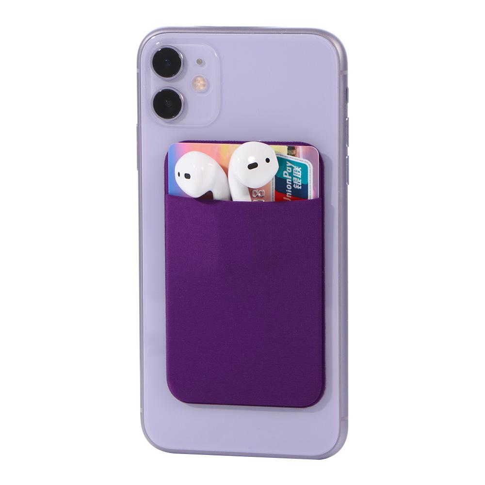Wallet Adhesive Phone Cash Holder Slim Stick-on Card Pocket Phone Back Pocket Phone Card Holder