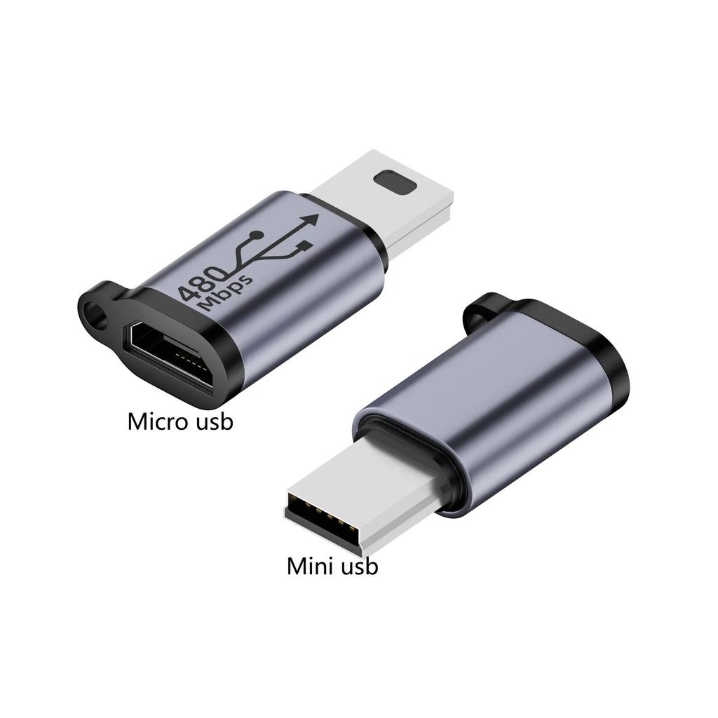 Адаптер-коннектор TypeC Female to Mini USB/Type C Female to Micro USB/Micro USB Female to Type C/Micro USB Female to Mini USB