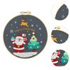 Christmas Embroidery Kit for Adult Craft Set Portable Unfinished Xmas Material Package Crafting
