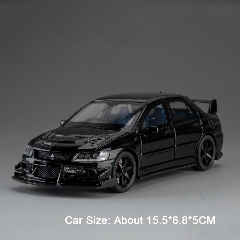 1:32 NSX Lancer Evolution IX Модель Спортивного Автомобиля Игрушка Миниатюрный Транспортный Средство Сплав Литье Под Давлением Двери Открываются Амортизация Хобби Подарки