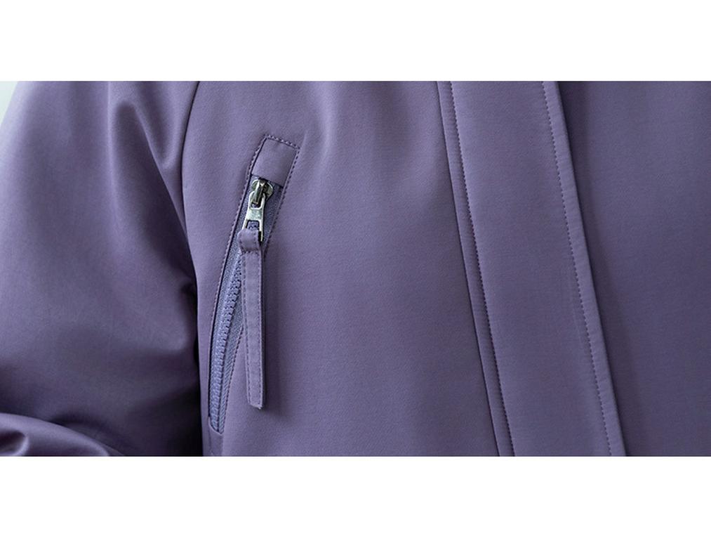 Женский короткий тренч на флисовой подкладке с хлопковой набивкой - Повседневный, универсальный, свободного кроя, весна и осень 2025.