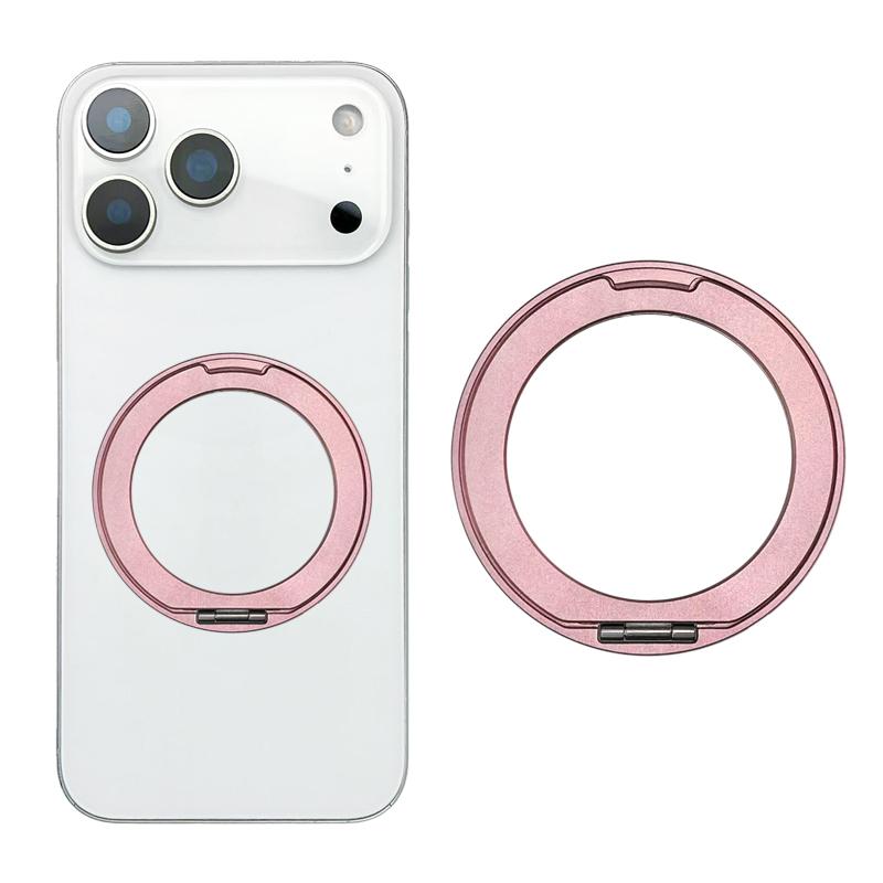 Magnetic Ring Holder Stand for Magsafe Iphone 17 Pro Max 17E 16E 16 Plus 15 14 13 12 11 Xs Mag Safe 360 Degree Rotating Bracket Phone Case Accessories