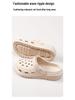 Women's Closed-Toe Sandals 2025: Summer Thick Sole Step-On Comfort