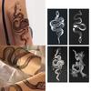 Gel Luna Semi-permanent Chic Point Black Snake Snake Self Tattoo Sticker, T-85, 1 Piece