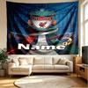 Custom Name Personalized Liverpool Football Club Print Tapestry, Wall Art Decor, Bedroom, Dorm, Apartment, LivingRoom, Party Backdrop, Gift for Birthd