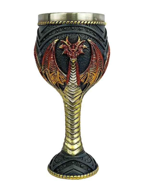 Creative 3D Dragon Beer Cup Resin Stainless Steel Gothic Wine Goblet Viking Medieval Tankard Mugs Bar Decoration