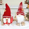 Christmas Faceless Dolls Cute Plush Gnome Dolls Christmas Handmade Gingerbread Man Doll Decorations Xmas Home Window Ornaments