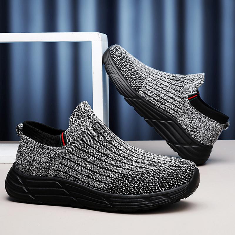 Модные и модные дышащие легкие летные тканые туфли большого размера, походная обувь, носки, обувь для спорта и отдыха на открытом воздухе