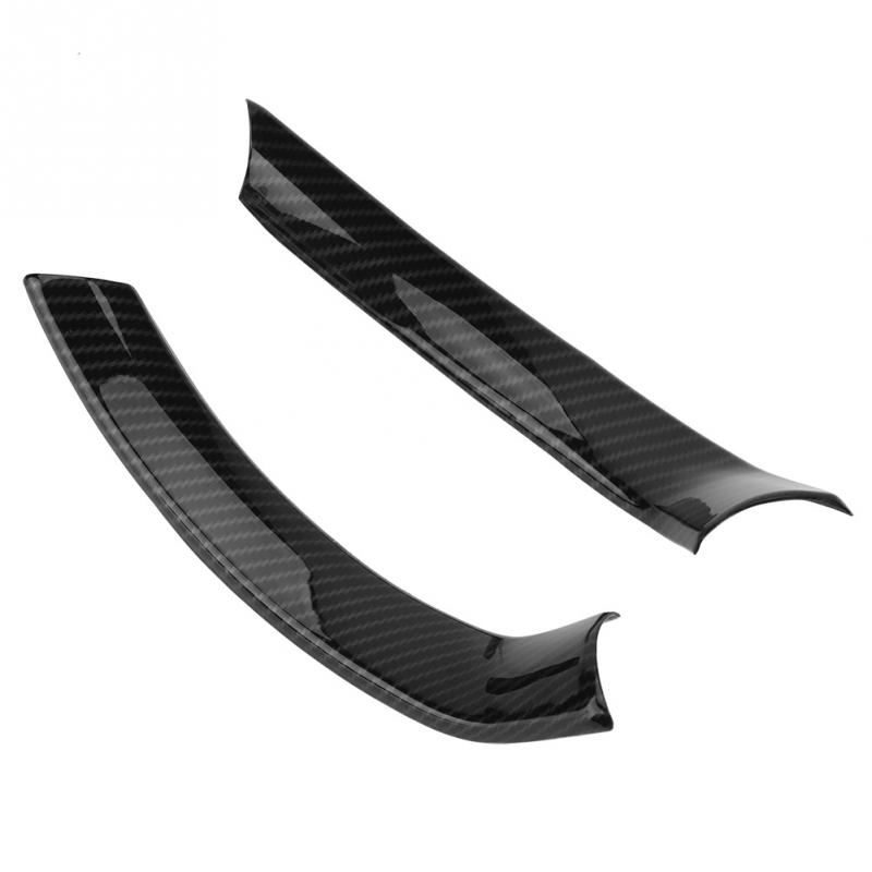 Углеродное волокно Стиль украшения автомобиля рулевое колесо рамка отделка наклейка чехол для Alfa Romeo Stelvio(2017-2018 гг.) &