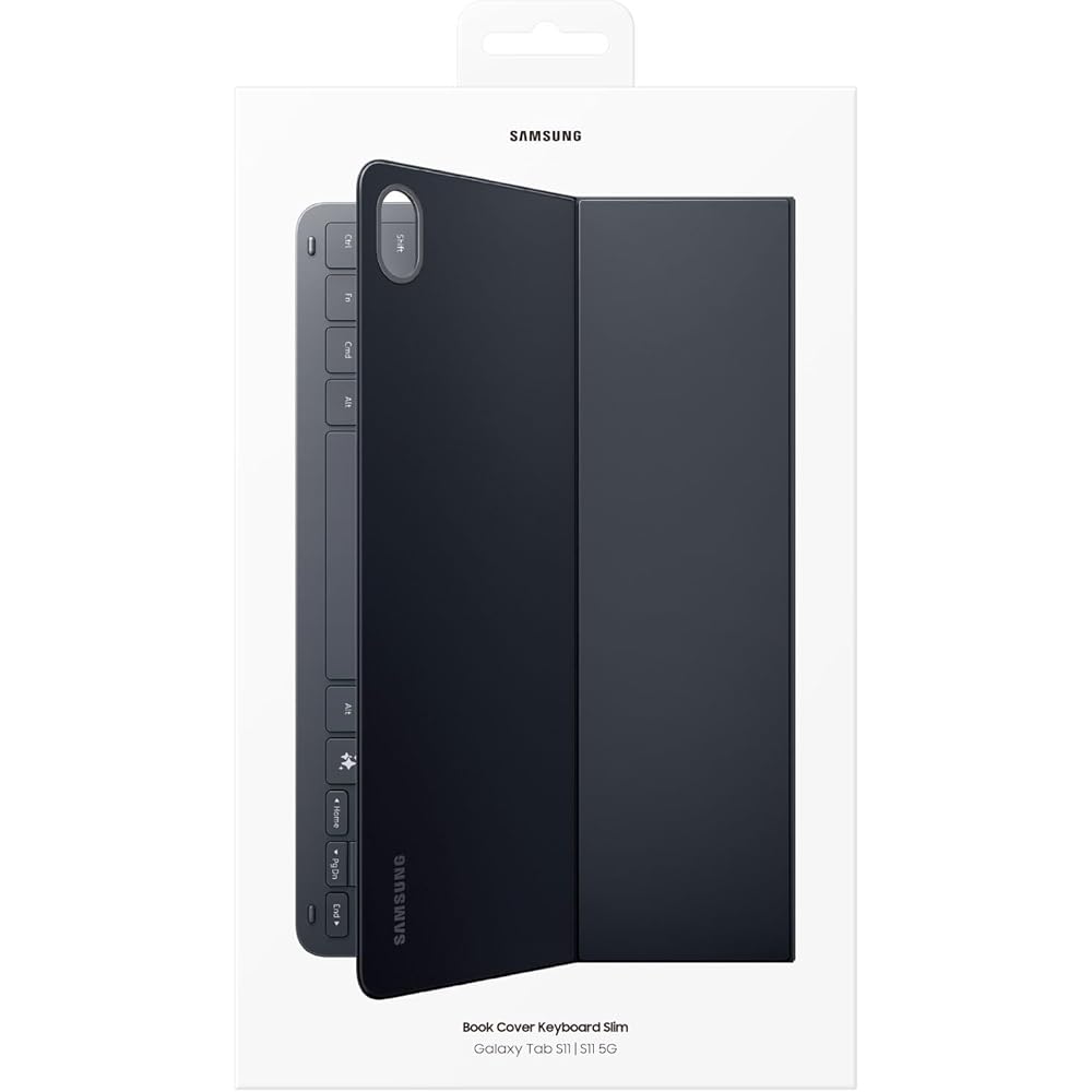 Samsung Galaxy Tab S11 Чехол-книжка с клавиатурой Slim | Черный | Чехол для планшета (случай) с клавиатурой | Оригинальный продукт Samsung (Модель для внутреннего рынка Японии) | Релиз