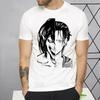 Футболка Shingeki No Kyojin Мужская Короткий Рукав Футболка Attack On Titan Homme Манга Унисекс Микаса Эрен Йегер Свобода Футболка Футболки