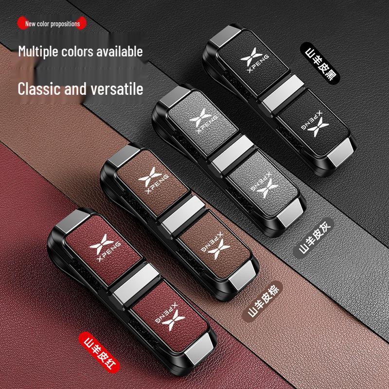 Xiaopeng G3i/G6/P7i High-End Sunglasses Storage Clip & Sun Visor Card Holder for 2023 Models