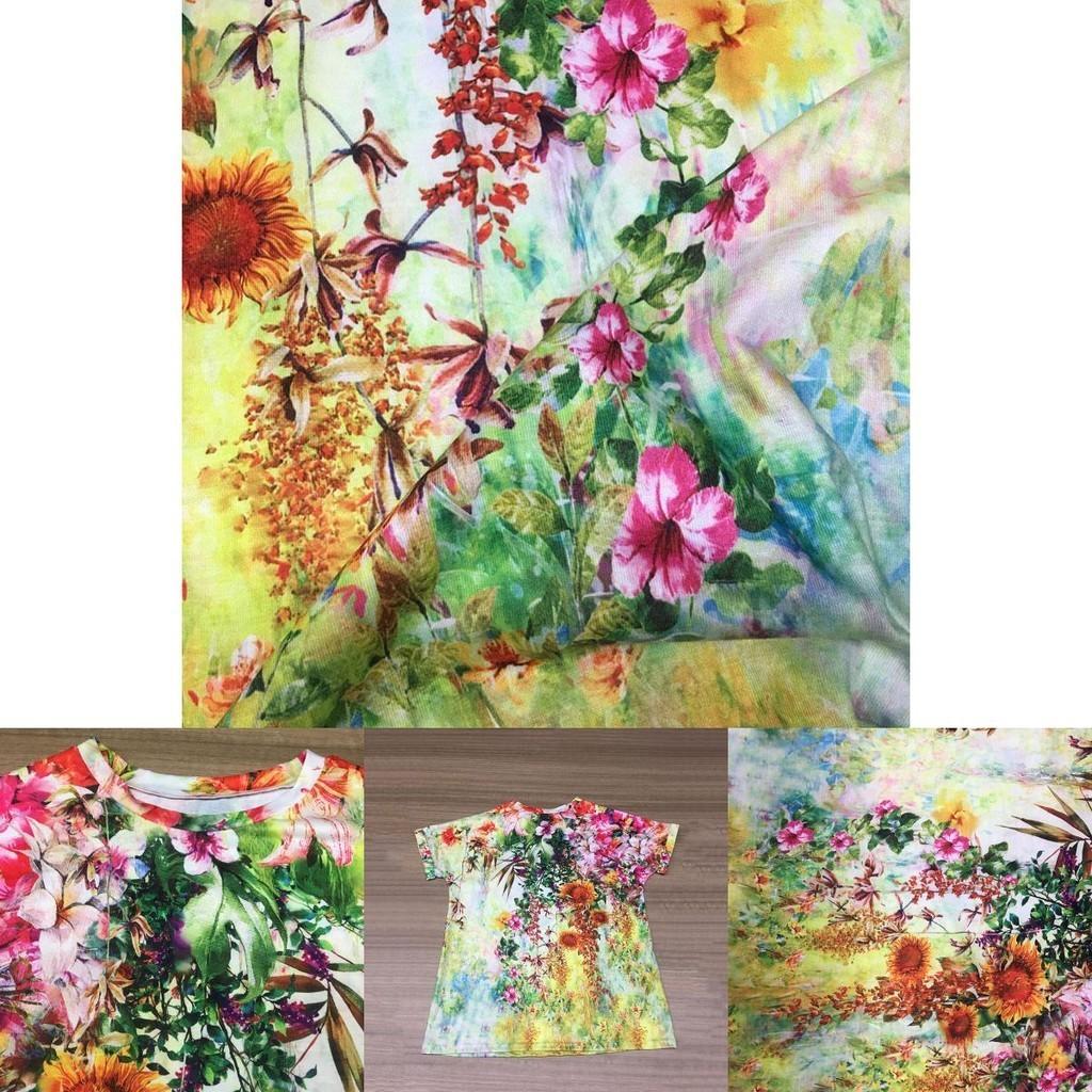 Women's Floral Print Short Sleeve Tops Featuring Soft Material For Ultimate Comfort