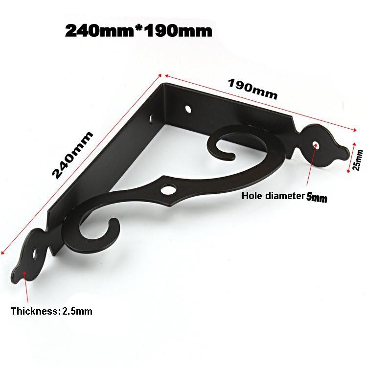 2 шт. Металлический кронштейн для полки L-образной утолщенной угловой скобы для полки с прямым углом для фурнитуры для мебели