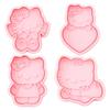 Набор форм для печенья в форме сердца Hello Kitty