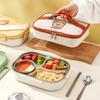 1200 мл 304 нержавеющая сталь Bento Lunch Box с суповой чашей портативный герметичный пищевой контейнер 4 отсека контейнер для обеда
