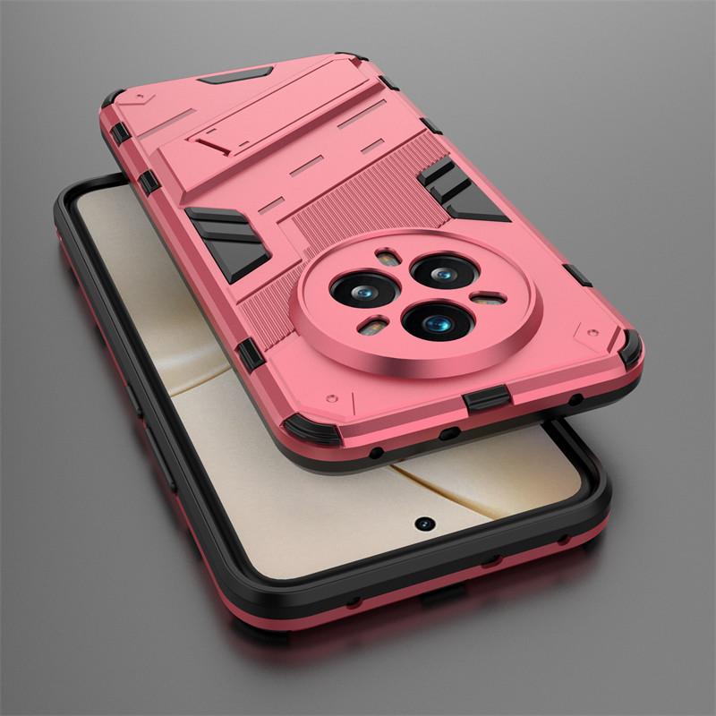 Для Realme 14 Pro Чехол Realme 14 Pro 5G Чехол Ударопрочный TPU Armor PC Силиконовый держатель подставки Защитный задний чехол Realme 14 Pro