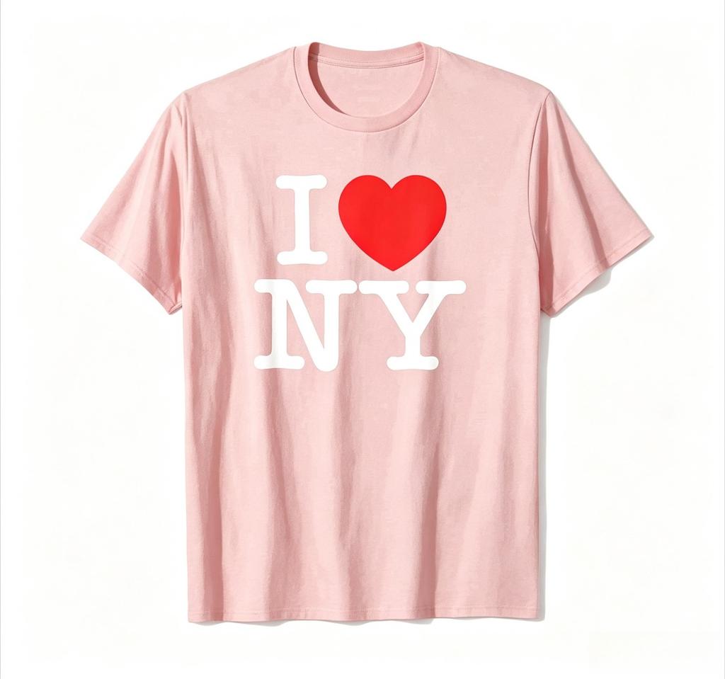 I LOVE NY Classic Logo TShirt Gift for Unisex TShirt Summer Fashion Vintage Crew Neck Tshirt Graphic T Shirts