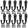 10Pcs Vintage Bathroom Kitchen Hat Coat Clothes Towel Wall Door Hanger Hooks
