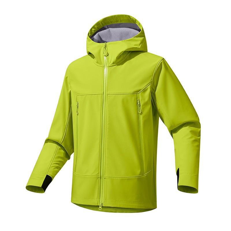 Унисекс Ветрозащитная Водонепроницаемая Softshell Куртка Зимняя для Пешего Туризма Бега Скалолазания Теплая с Флисовой Подкладкой с Капюшоном Верхняя Одежда 2618