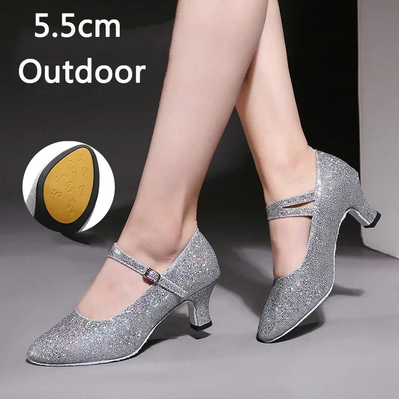 Бальные Кроссовки Туфли для Латиноамериканских Танцев indoor/outdoor Женские Мягкая Подошва Танцевальная Обувь Современный Джаз Танго Туфли Закрытый Носок