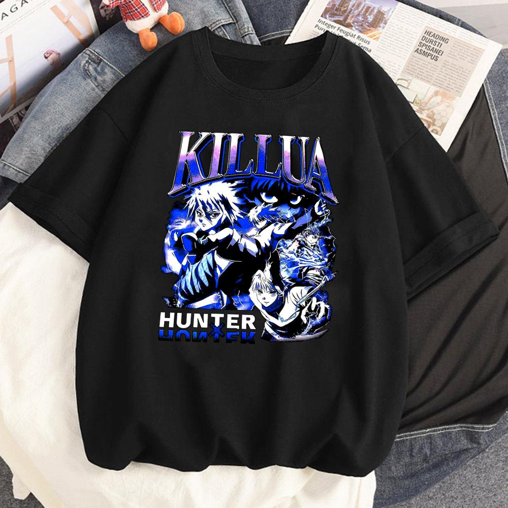 Hunter x Hunter top tees female Colorful streetwear Gothic korean clothes shirt Vintage 80s Comfortable kawaii Breathable Trendy