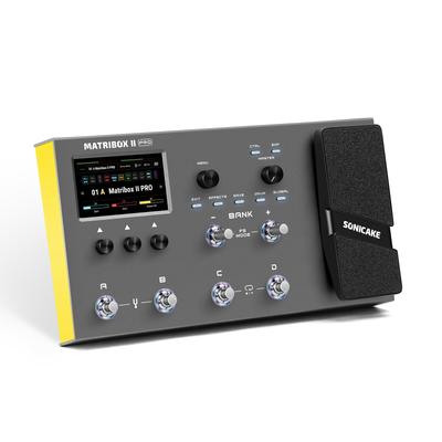 SONICAKE Matribox II Pro Мультиэффект-педаль с экспрессией, более 240 встроенных эффектов, моделирование усилителей, симуляция кабинетов по IR, FX-петли, MIDI Stereo OT