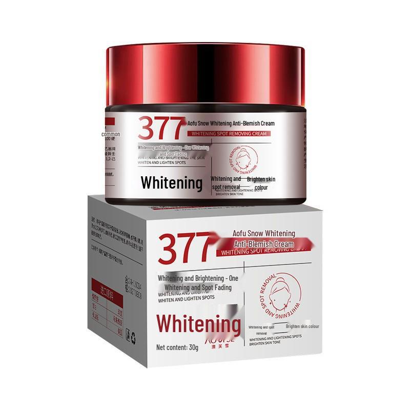 Представляем Aofu Snow 377: Отбеливающий и увлажняющий крем, осветляет пигментные пятна, выравнивает и омолаживает тон кожи.