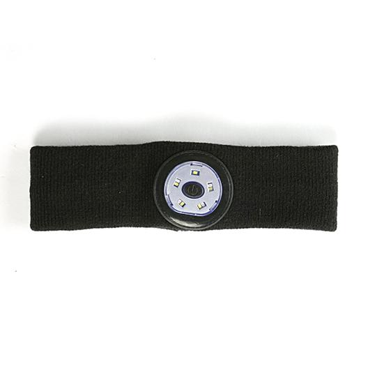 Sweat Headband High Brightness Detachable Light 3 Light-Modes Long Endurance Non-Slip Illumination Breathable