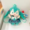 Hatsune Miku Soft Plush Anime Backpack With Breathable Design For Girls Gift
