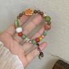 Summer Color Ceramic Bracelet Retro Chinese National Wind String Jewelry