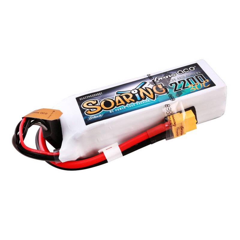 Akumulator Gens Ace G-Tech Soaring 2200Mah 14.8V 30C 4S1P Lipo Z Konektorem Xt60