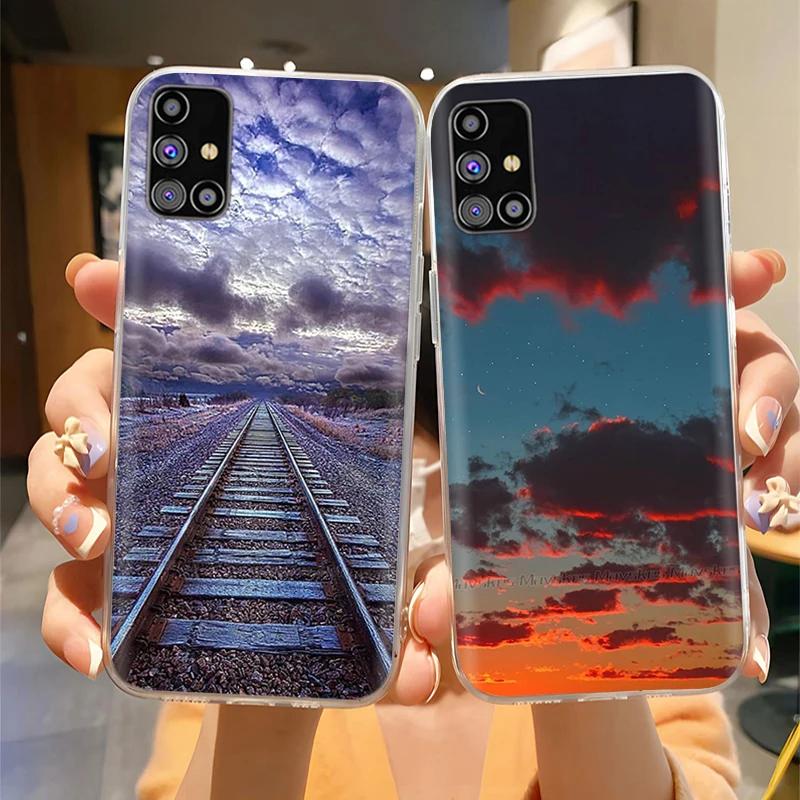 Для Samsung Galaxy M31S Чехол SM-M317F M 31s Прозрачный Ударопрочный Мягкий Силикон Защитный Чехол для Телефона Для Samsung M31s M317 Бампер Funda