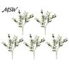 Lush Greenery for Farmhouse Style Faux Olive Branches Vase, Artificial Tree Branches, DIY Fake Wedding Party Background Plants, Realistic Stems,