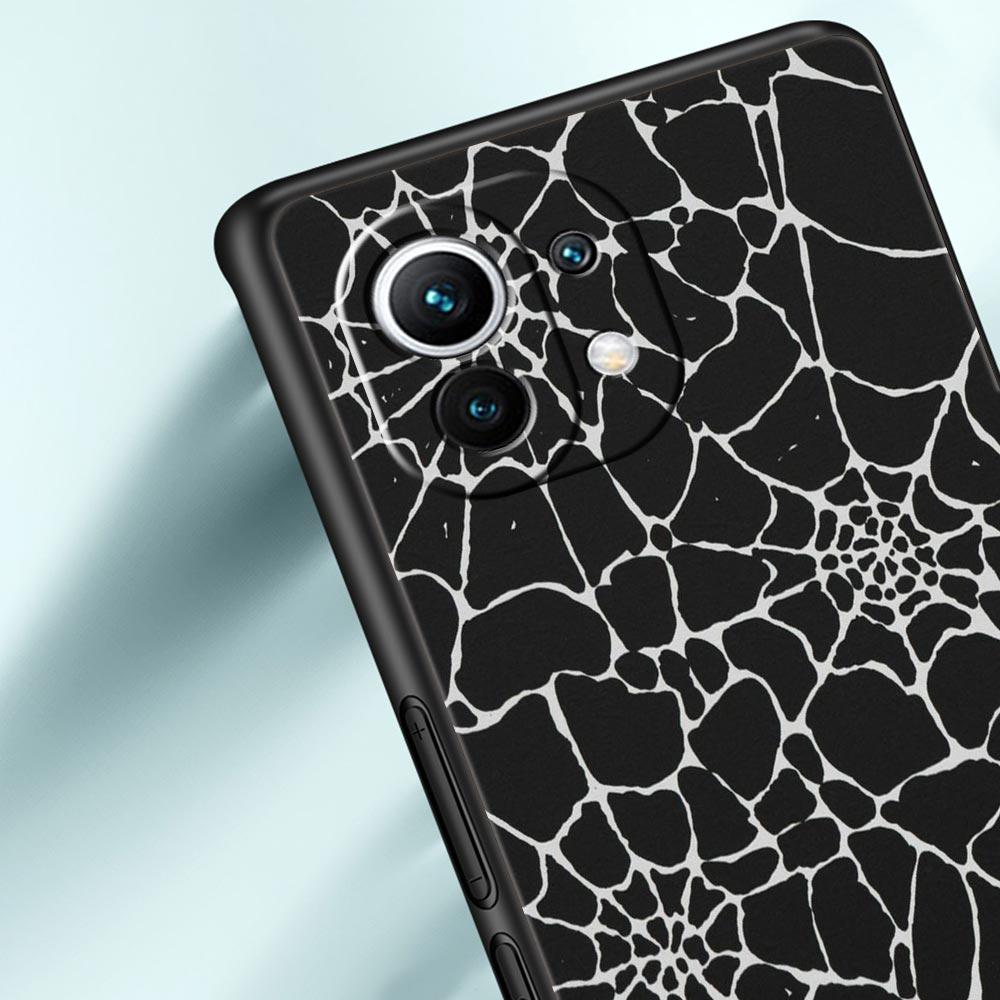 Чехол-накладка с рисунком 'Паутина' для Xiaomi Mi 17 15 14 13 12 11 Ultra 15T 14T 13T 12T 11T Pro Lite 5G Мягкий ТПУ корпус Fundas Capa Сумка