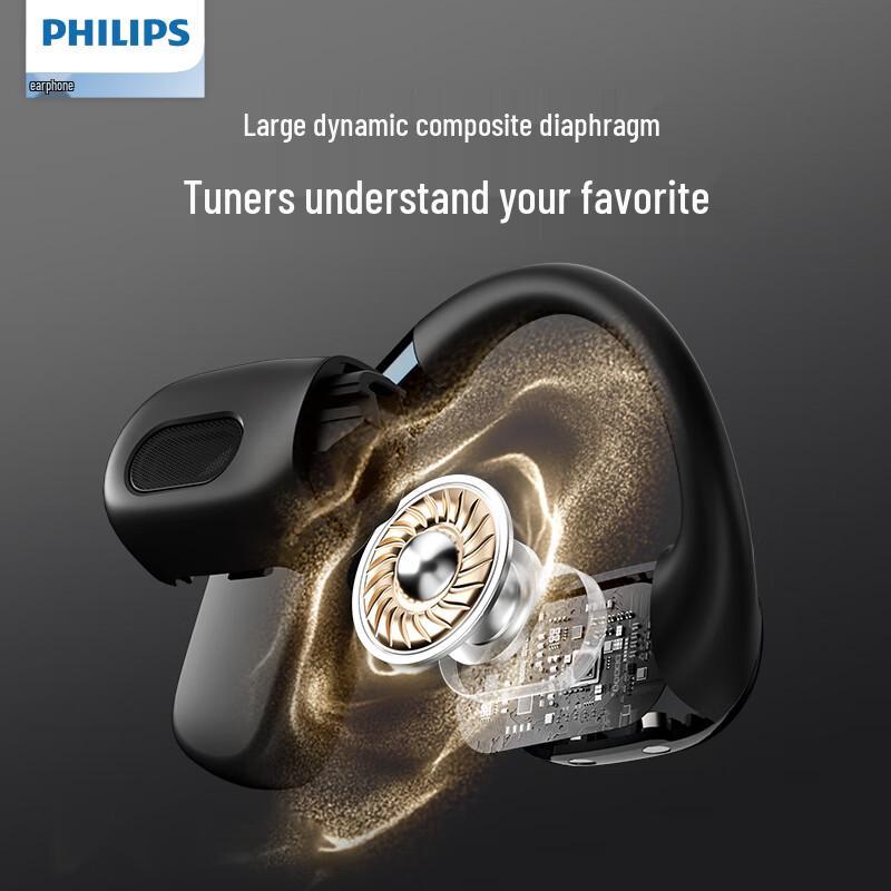 Philips TAT5739 Bone Conduction Ear Hook Sports Earbuds