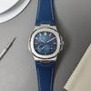 25 мм Парусиновый FKM Резиновый Ремешок для Часов Patek Philippe Nautilus 5712/5711/5980/5726/5724 Ручной Работы Ремешок для Часов