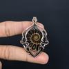 Ammonite Fossil Pendant, Gemstone 999 Copper Wire Wrapped Jewelry Pendant, Handmade Jewelry Beautiful Pendant