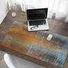 Durable Gaming Mat Rust and Metal Texture 120x60 cm