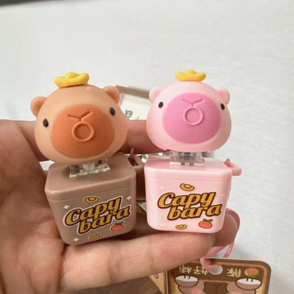 Со звуком и светом Электронная механическая клавиатура Электронный брелок Капибара Дети