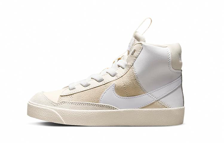 Nike Кроссовки Blazer '77 SE D Mid top Детские для скейтбординга Бежевые Для детей от 3 до 7 лет DQ6085-100