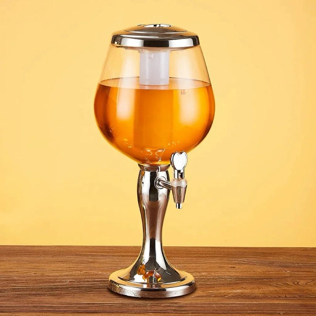 Hot sale 4L Commercial Light Emitting Diode Bar Water Dispenser Tower Automatic Beer Tower Party 3L Automatic Beer Water